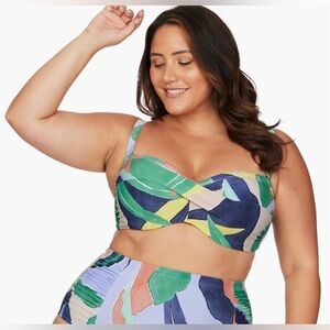Artesands Lav Botticelli D- & DD- Cup Underwore Bikini Top Size 10 NWT